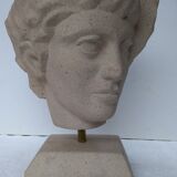 Ephebe head in sandstone