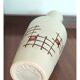 Vase vintage abstrait à motifs géométriques ouest-allemand 2038/25