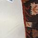 Housse de coussin kilim antique en terracotta et noir, 45x45 cm, housse de coussin tribal