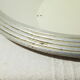 Wall mirror with its aluminum frame, art deco- antique french vintage era