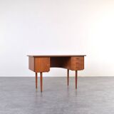 Mid-Century Danish Teak Desk, 1960s.