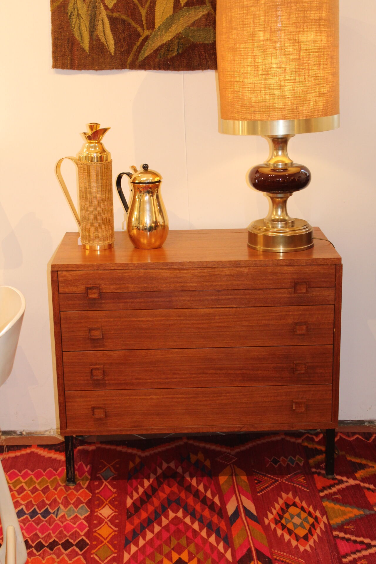 Chest of drawers dressing table years 70