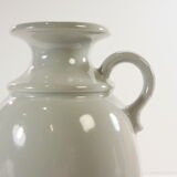 Grey ceramic vase