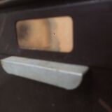 Brown vintage clamshell furniture