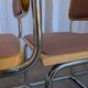 Set of 6 vintage cesca style cantilever dining chairs by bene, austria
