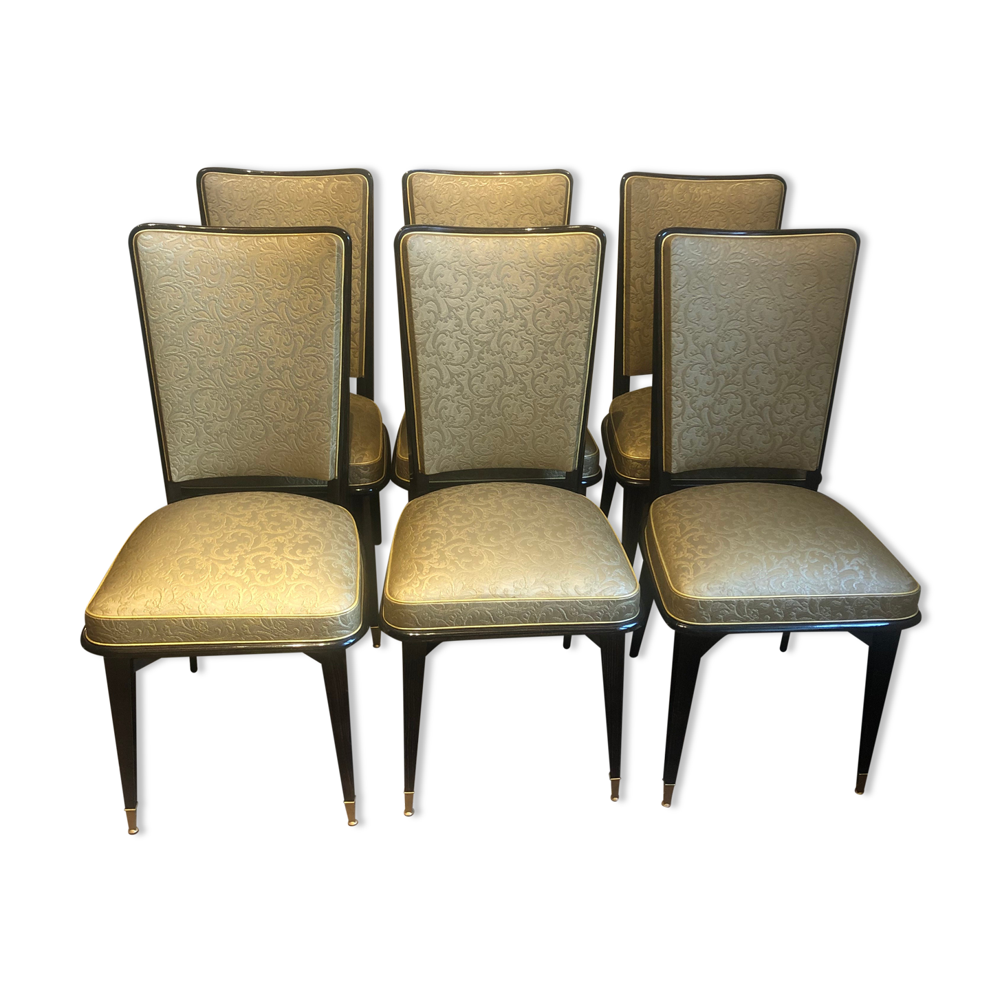 Set of 6 mahogany chairs