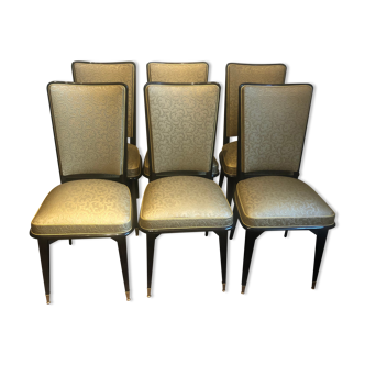 Set of 6 mahogany chairs