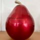Poire à glaçons XL en métal rouge années 70