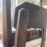 Set of 6 brutalist chairs from the 1940s