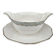 Round sauceboat on Longwy France earthenware frame, Trianon model