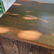 Art Deco style sideboard in palm wood