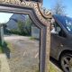 Antique mirror with pediment 168/88 cm