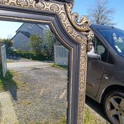 Miroir ancien à fronton 168/88 cm