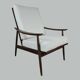 Fauteuil design scandinave 1960's