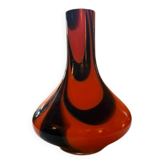 Vintage blown glass vase - Empoli style