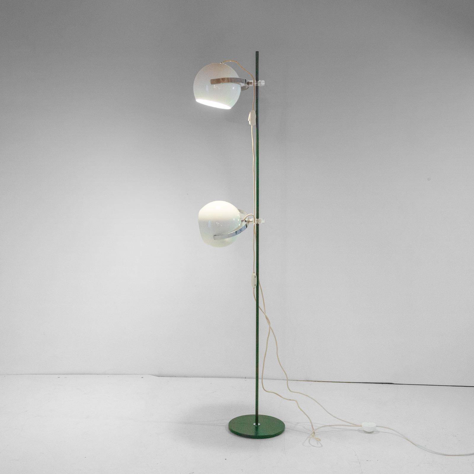 Space Age " Eye Ball " Vintage Floor Lamp in Style of Reggiani, Italy 1970s