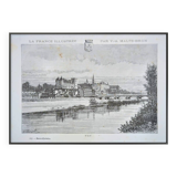 Pau, Pyrénées-Atlantiques, printed illustration from 1883.