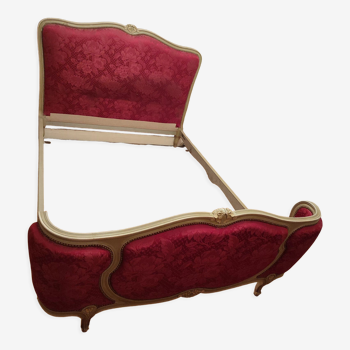 Lit corbeille style Louis XV grand taille