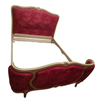 Lit corbeille style Louis XV grand taille