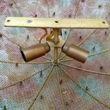 Glass ceiling in glass flowers. Murano 60/70 Barovier & Toso