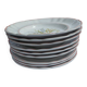 6 deep plates – Capôa earthenware – vintage Portuguese