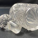 Early 20th century perfume bottle in SAINT LOUIS crystal, Fleurs de violet model