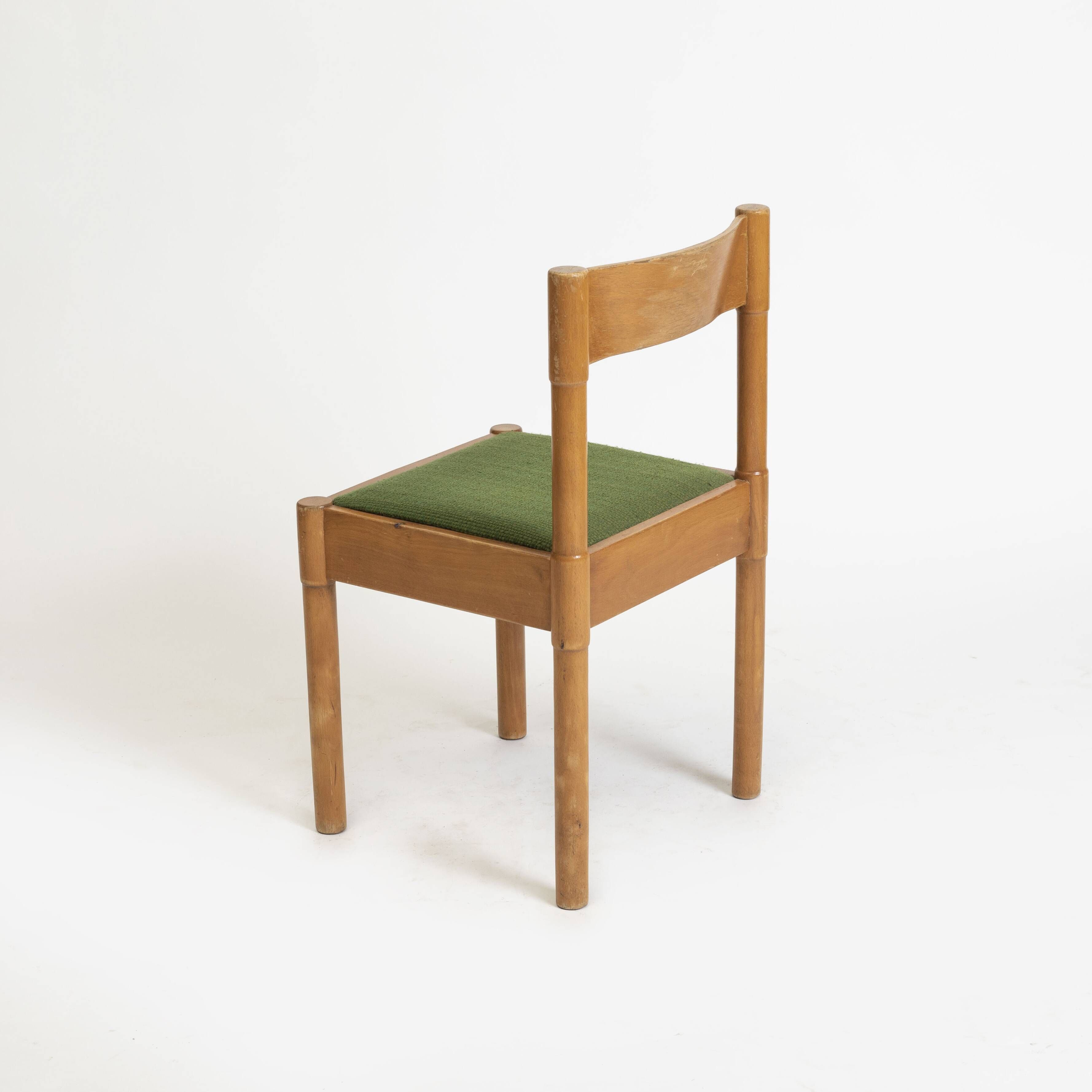 Set of 6 'Box' dining chairs in Magistretti style, Poland, 1970s