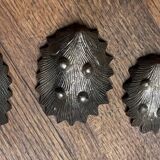 Walter Bosse / Herta Baller — Patinated brass - 4 nesting hedgehogs - 195