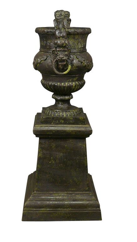 Cast iron with base Medici vase