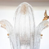Applique Murano feuilles fleur