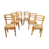 6 vintage chairs 1950