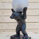 Art deco Bear lamp signed by the artist Irénée Rochard, circa 1930.