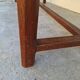 Rustic monastery farmhouse table, antique, 19th century, made of walnut.