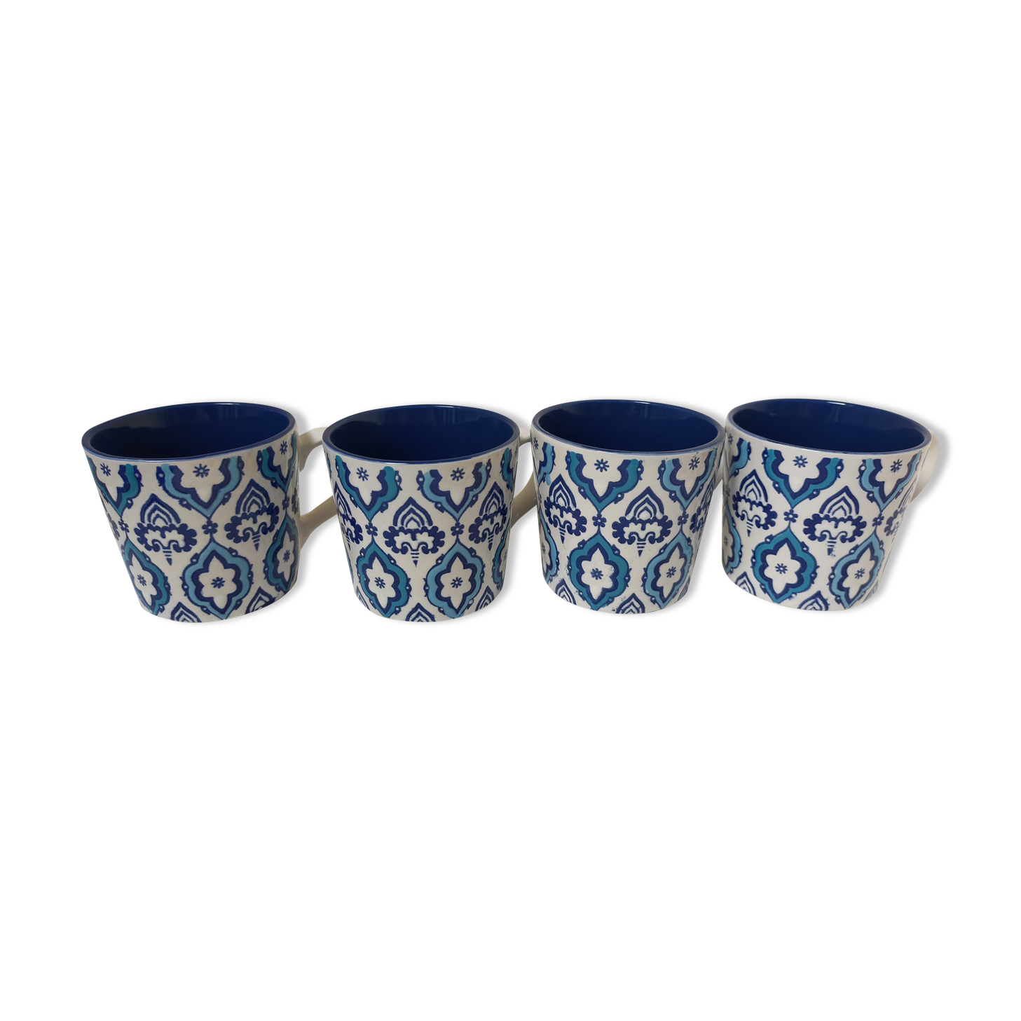 set of 4 cups Blue Tognana