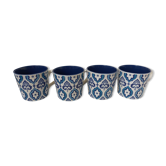 set of 4 cups Blue Tognana