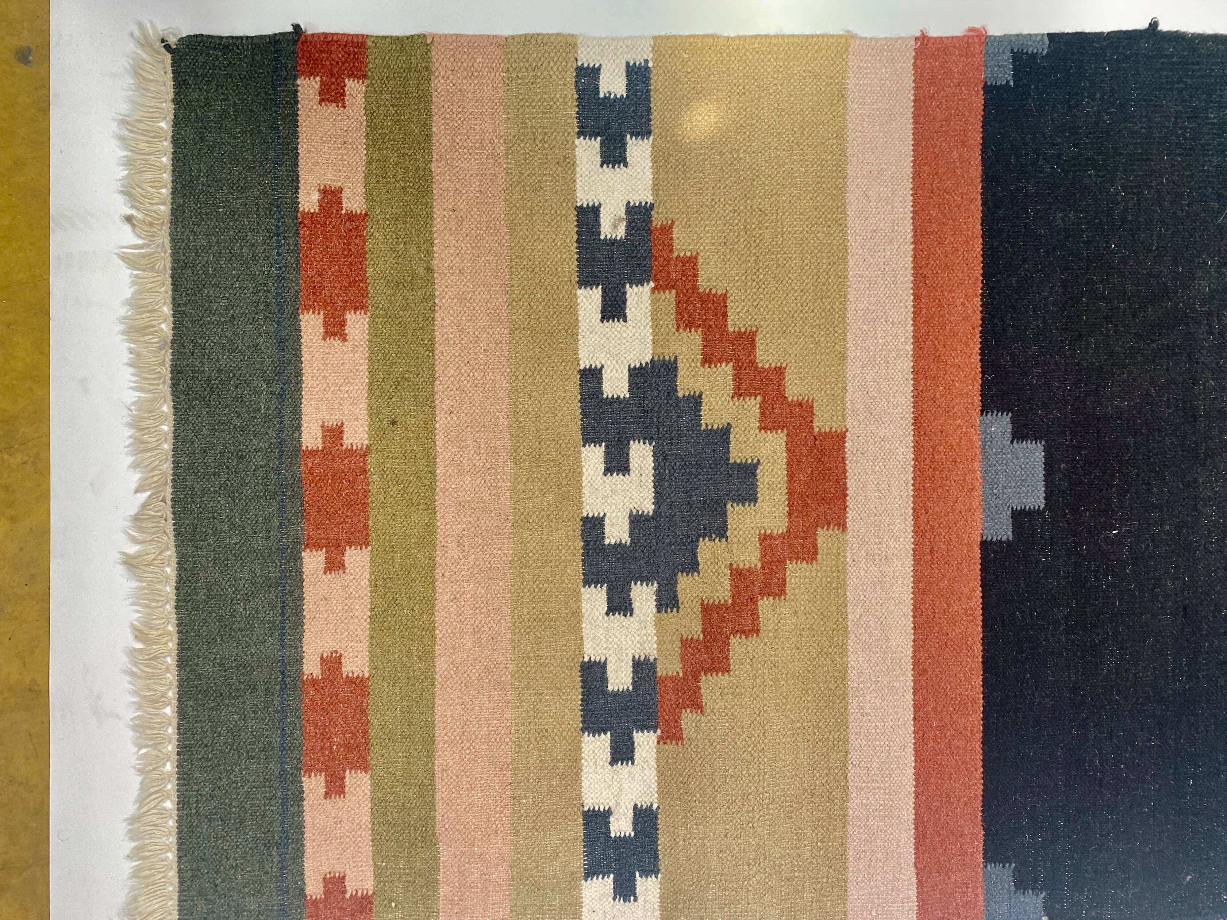 Oriental Kilim in pure wool 88cm x 245cm