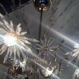 Profili studio chandelier gold plated and Swarovski crystal