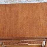 Rattan bedside