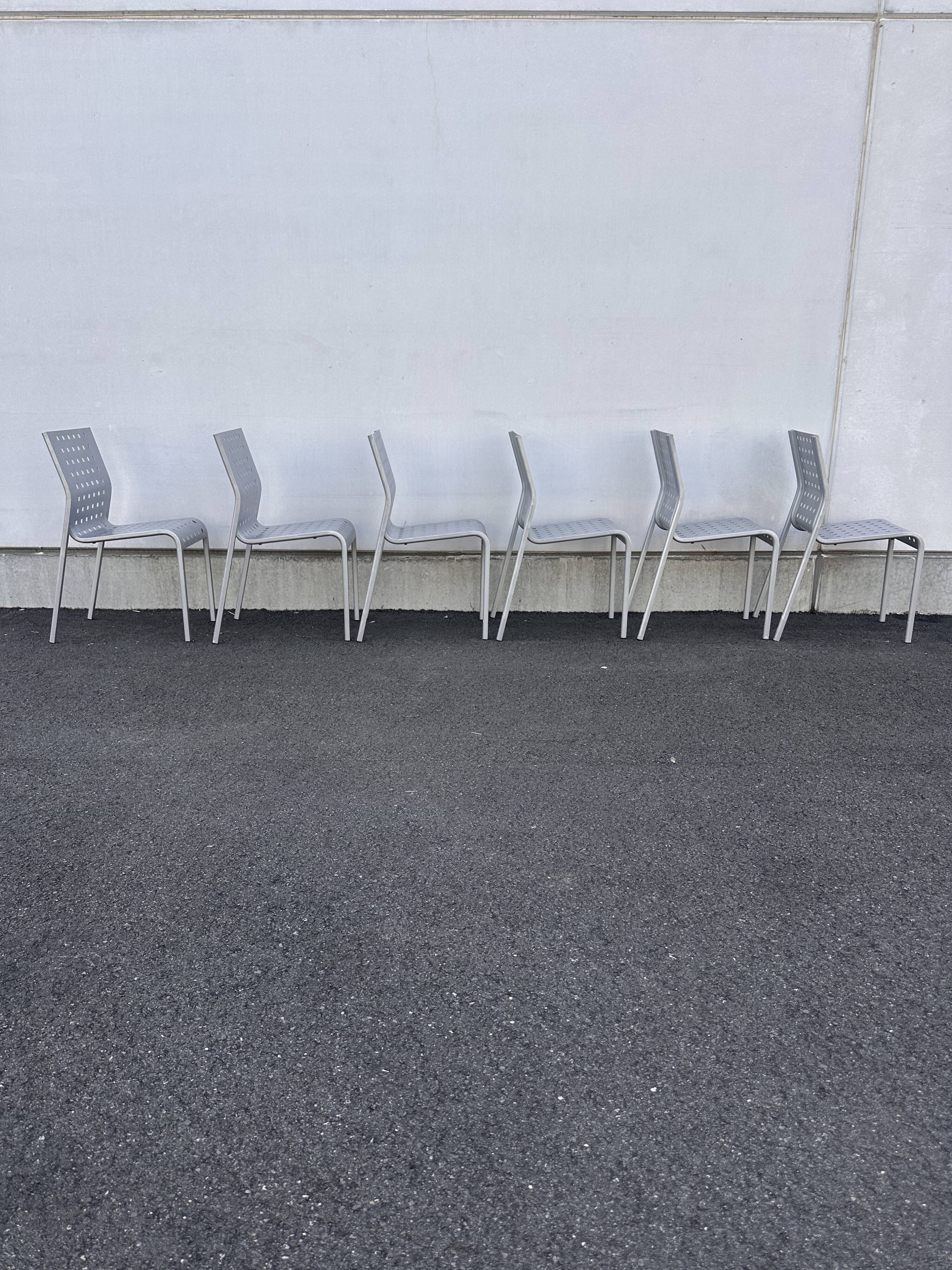 Set de 6 chaises “Mirandolina” – Pietro Arosio pour Zanotta, 1999