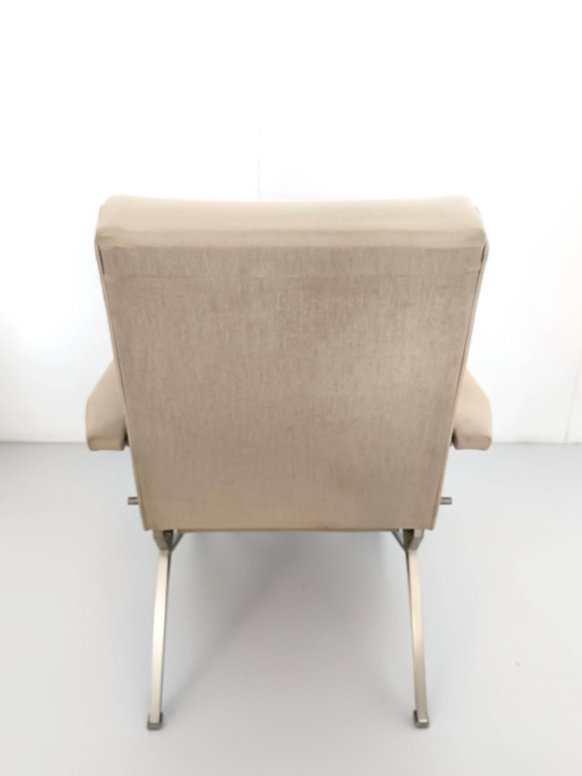 Reclining Beige Armchair by Giulio Moscatelli for Formanova, Italy