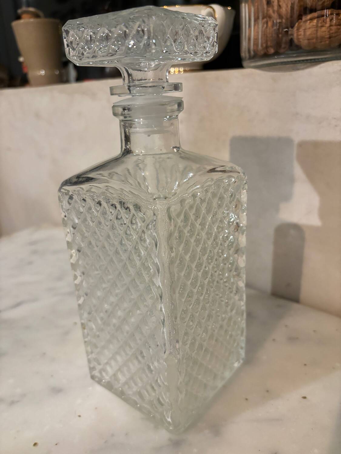 Vintage whiskey decanter