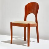 Chaise de salle à manger en teck massif par Niels Koefoed pour Koefoeds Hornslet mk9828