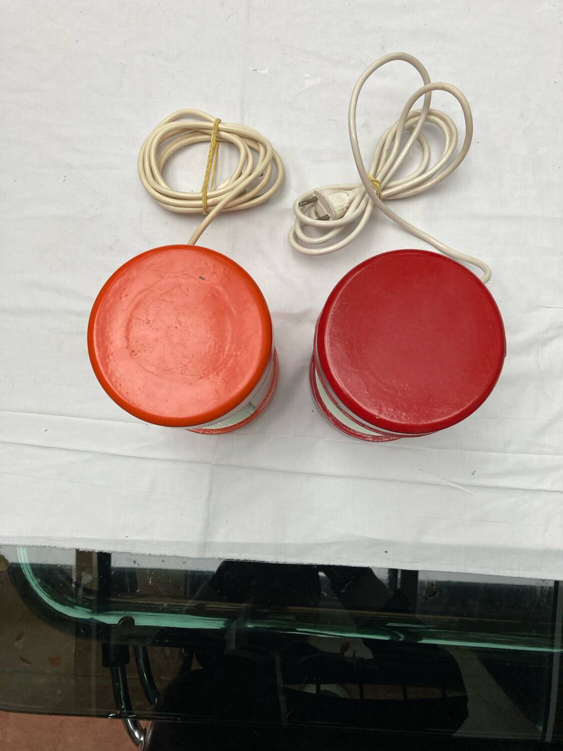 Pair of Laura model desk/bedside lamps