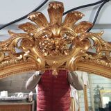 Gilded mirror Napoleon III 162 cm x 0.90 cm
