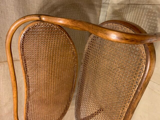 Children's sofa curved wood