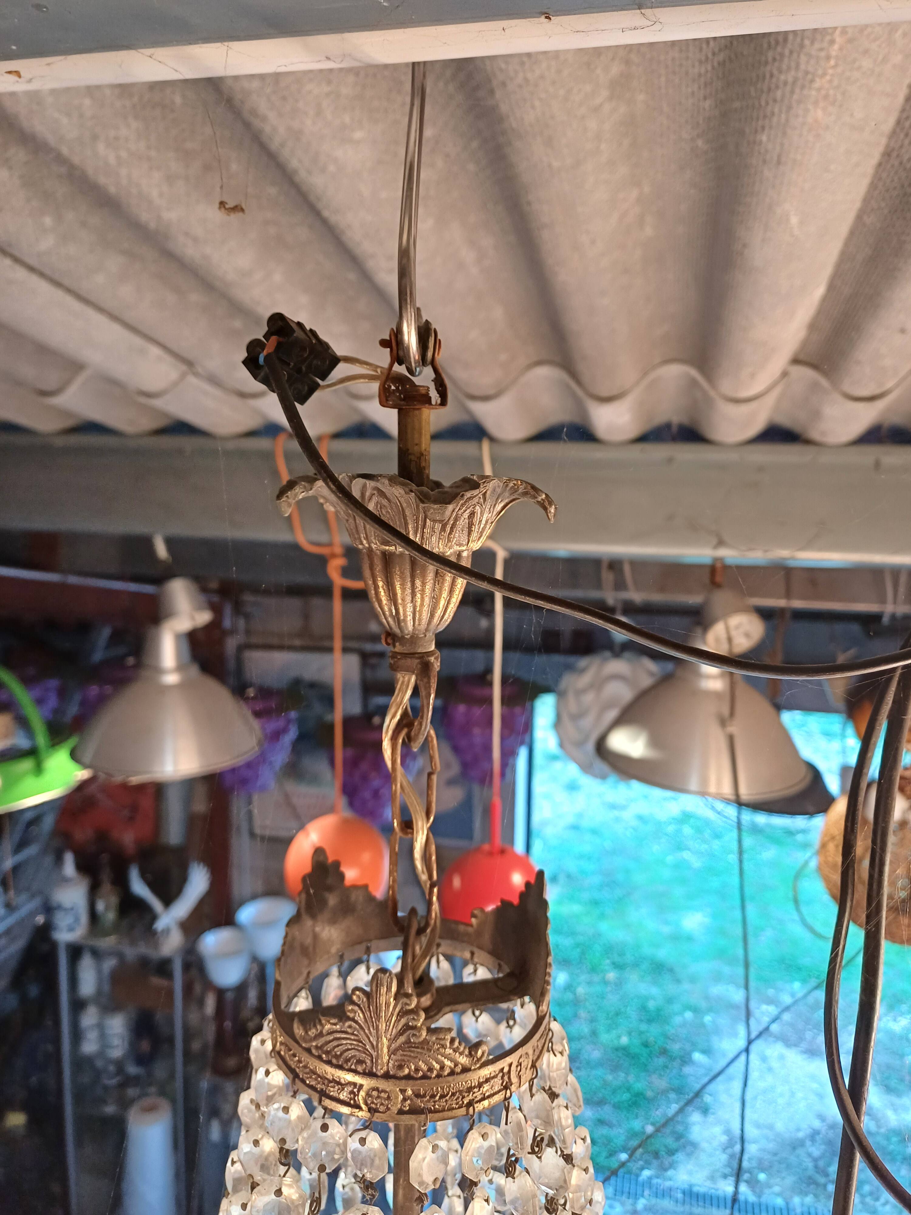 Hot Air Balloon Chandelier with Tassels