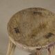 Gong - Tabouret ancien chinois en orme n°2