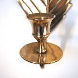 Candlestick sheet gold brass