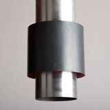 Large Danish aluminum pendant light, Zénith model by Jo Hammerborg for Fog & Mørup 1960.