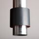 Large Danish aluminum pendant light, Zénith model by Jo Hammerborg for Fog & Mørup 1960.